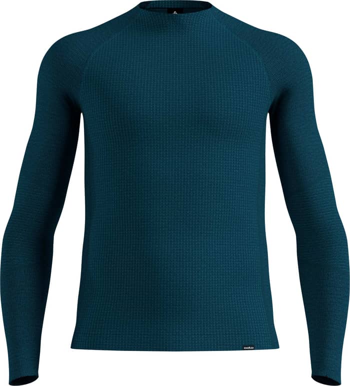 Seamless Performance Baselayer Top Crew Neck M Reflecting Pond