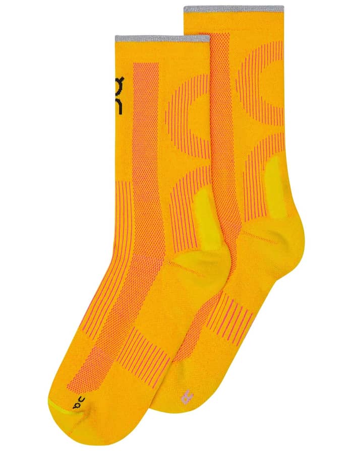 Elite Run Sock High U Limelight Pink