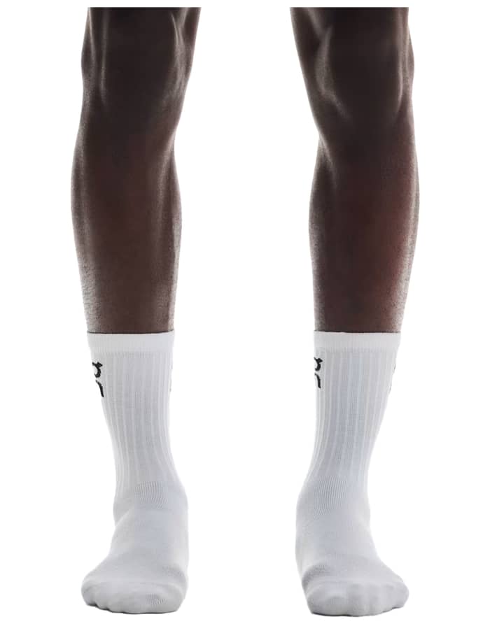 Logo Sock High 3P White