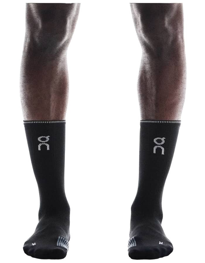 Performance Run Sock High Black Eclipse