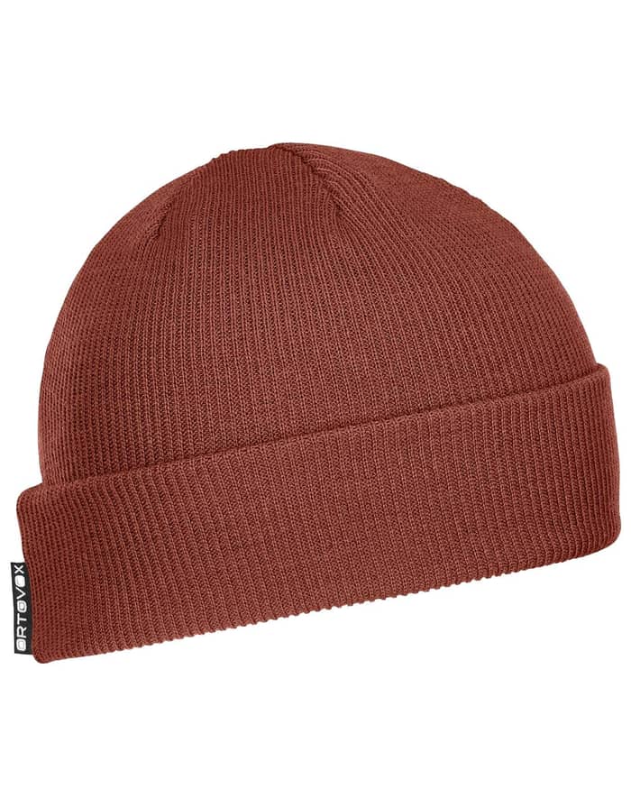 Nicholson Rib Beanie Clay Orange