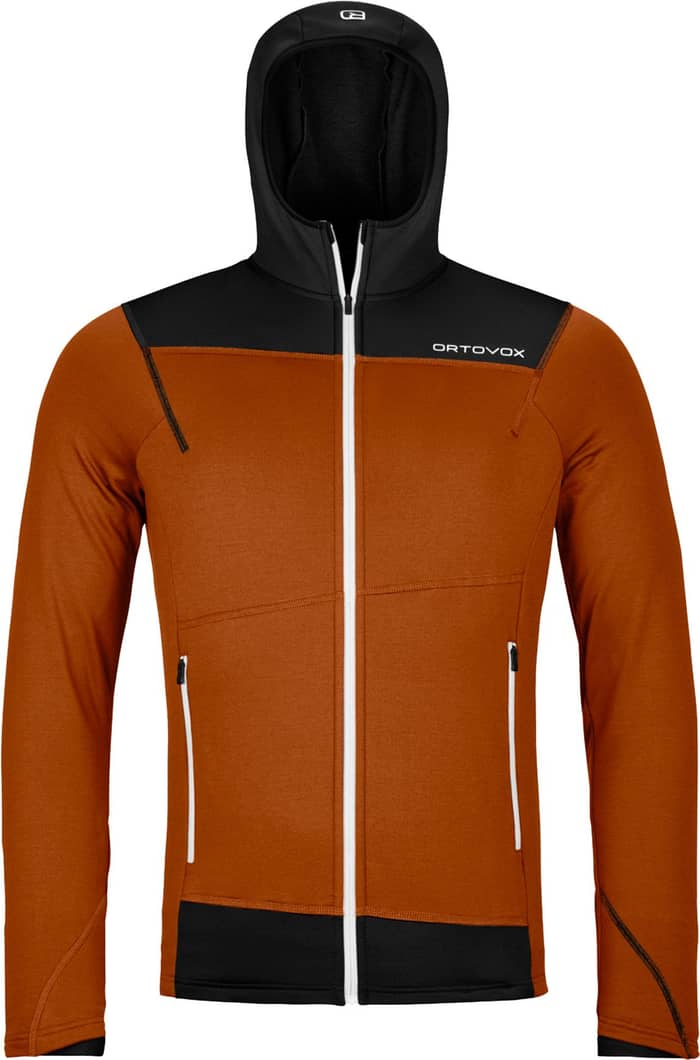 Fleece Light Hoody M Bristle Brown