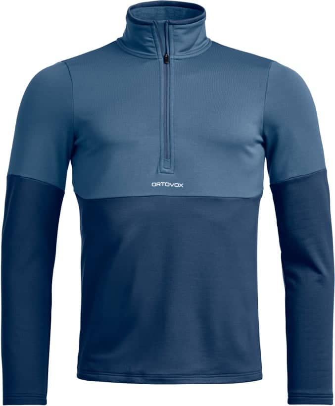 Fleece Light Zip Neck M Blue Nunatak
