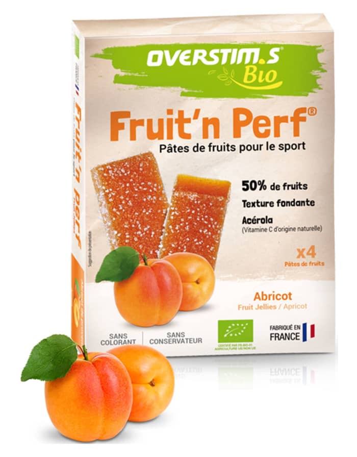 Étui 4 Pates De Fruits Bio Overstims Abricot