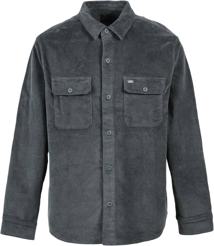 Cord Overshirt M Pewter