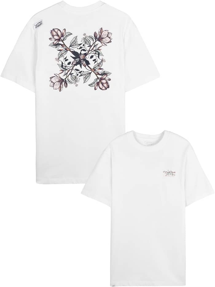 Floral Tee M White