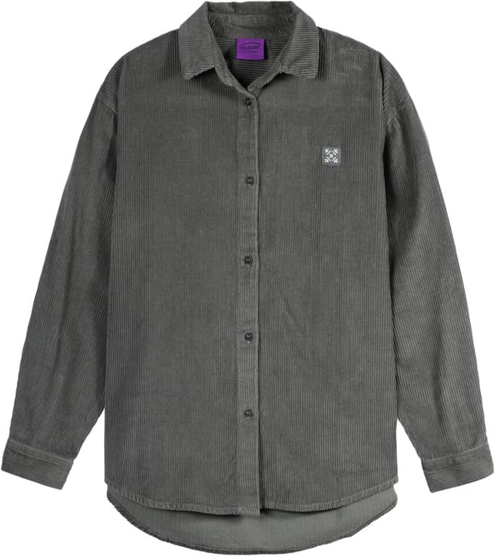 Cord Shirt W Pewter