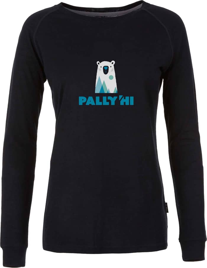 Wmn'S Longsleeve Hemisbear Bluek