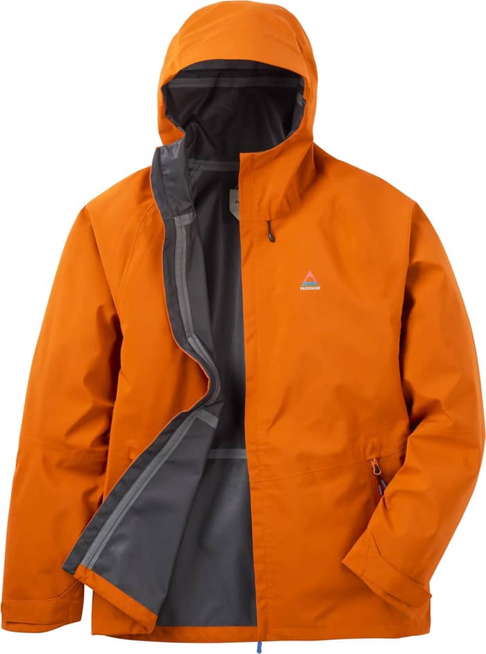 Five Season Recycled Waterproof Jacket Sunset Orange