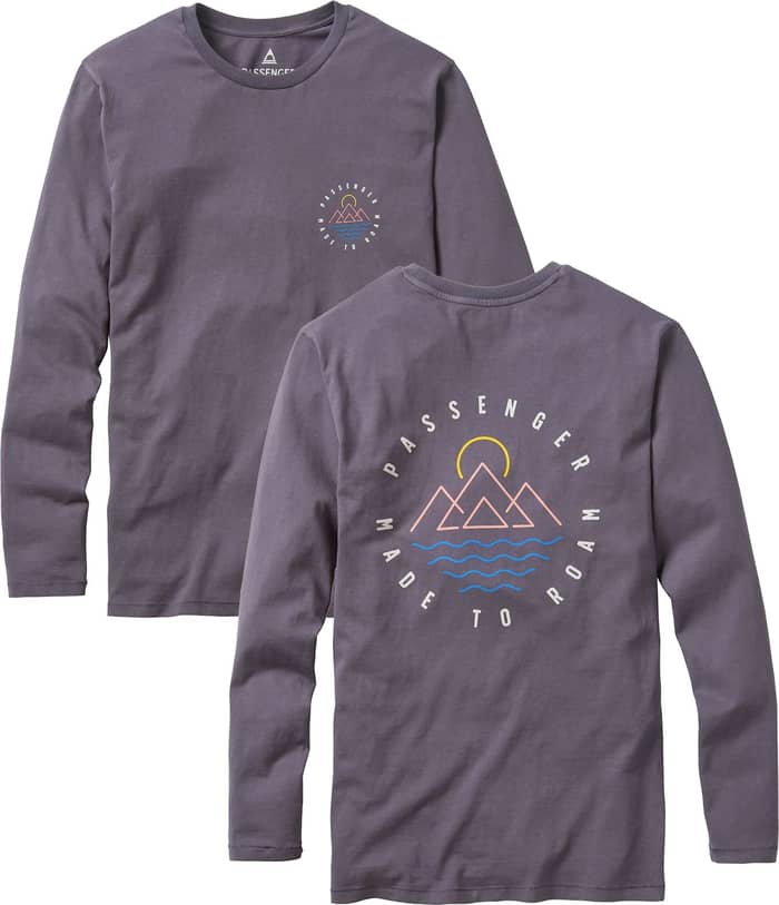 Escapism Recycled LS T-Shirt Faded Black