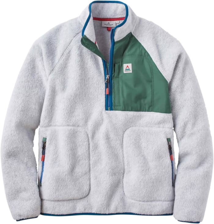 Offgrid 1/2 Zip Sherpa Fleece Grey Marl 3