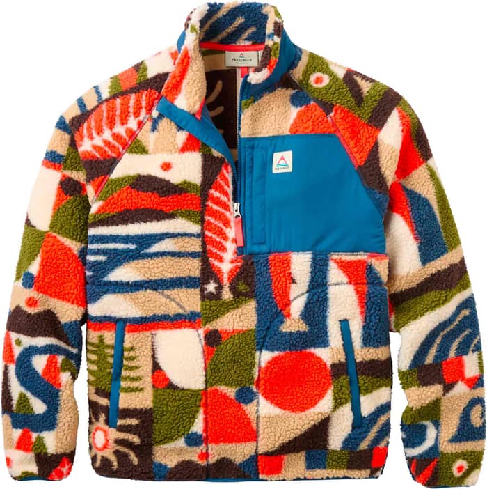 Offroad Sherpa 1/2 Zip Fleece Lost On Purpose Khaki