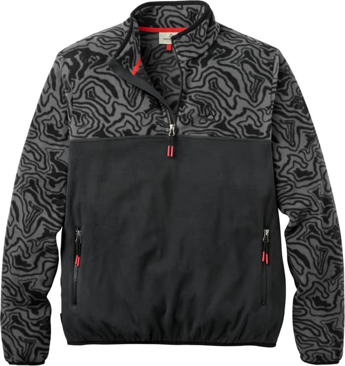 Set Off Polartec® 1/4 Zip Fleece Strata Swirl Black