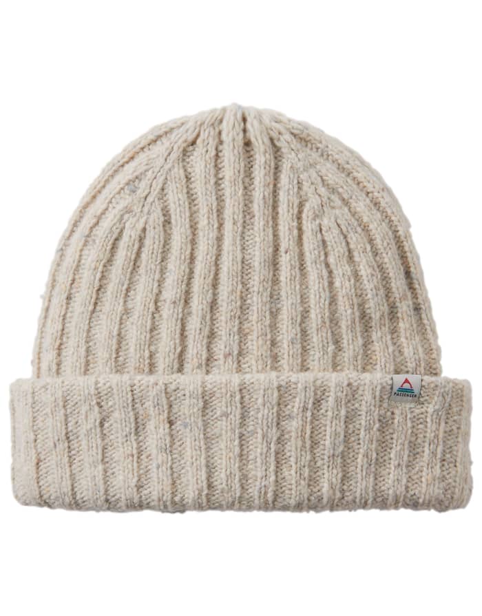 Fisherman Merino Wool Beanie Vintage White
