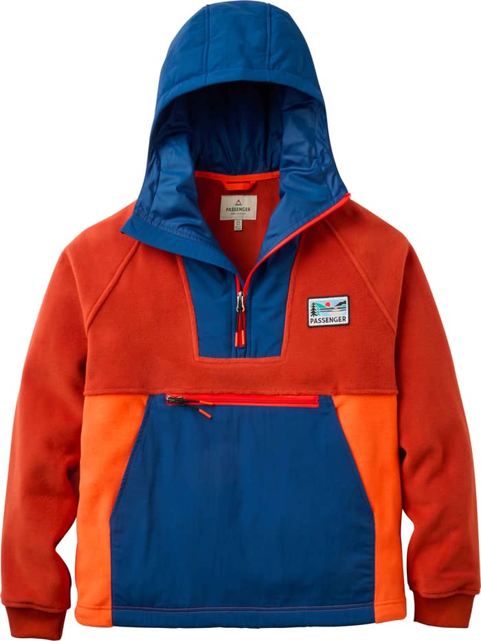 Alexander Hooded Polartec® Fleece W Dark Rust