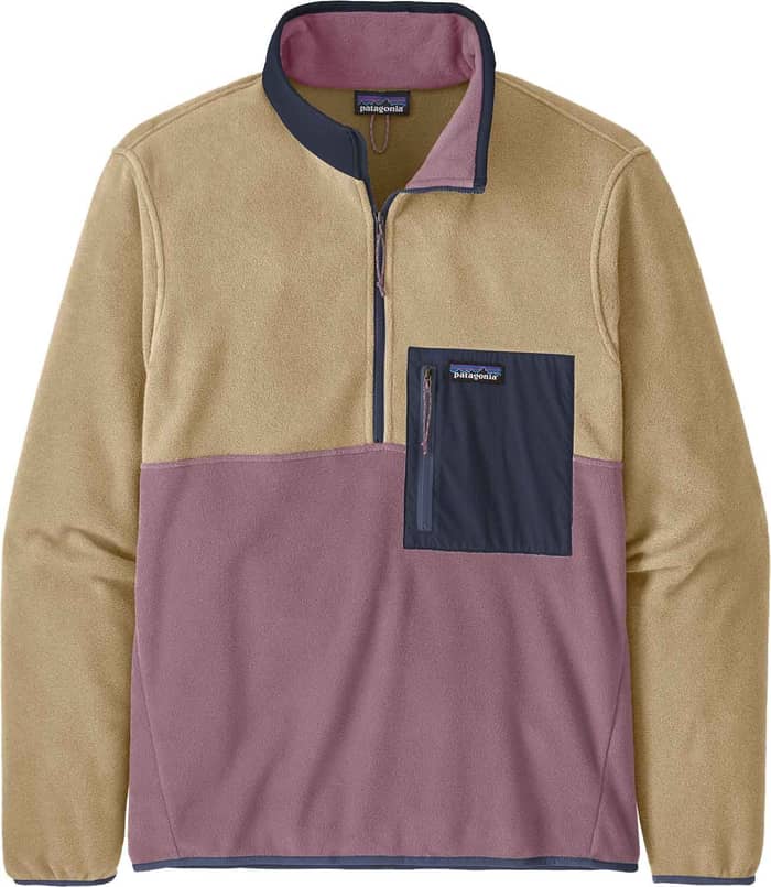 M's Microdini 1/2 Zip P/O Evening Mauve
