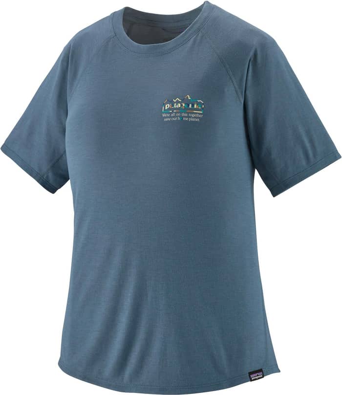 W's Cap Cool Trail Graphic Shirt Utility Blue