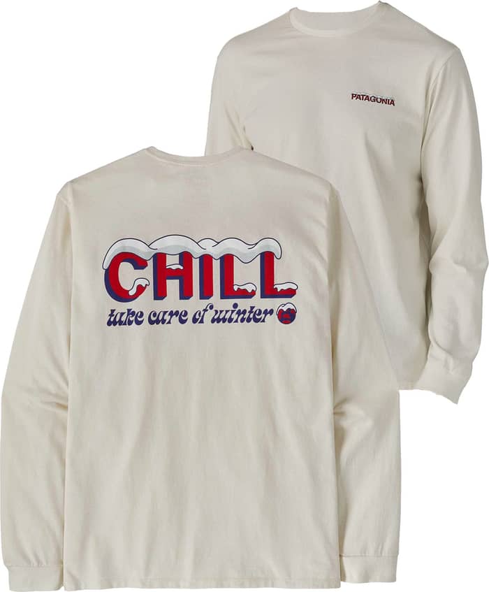 M's L/S Chill Responsibili-Tee Birch White