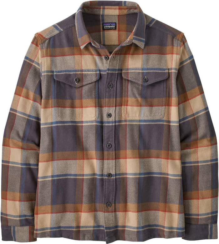 M's Fjord Flannel Shirt Sunrise Ridge Forge Grey