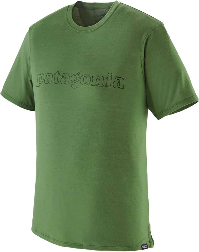 M's Cap Cool Merino Blend Graphic Shirt Outline Terrain Green