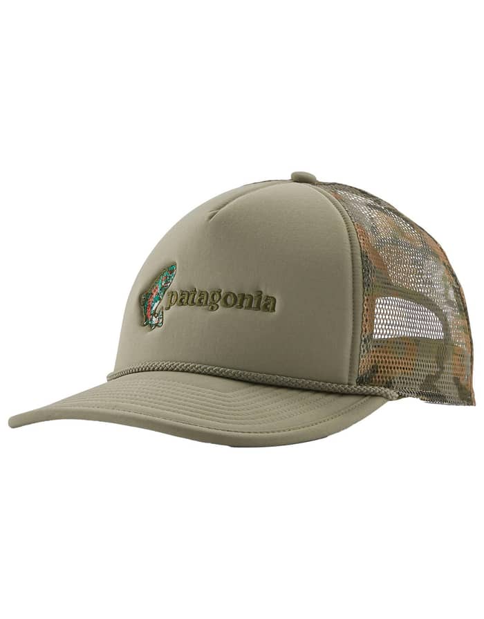Broadcaster Hat Fish Jump: River Rock Green