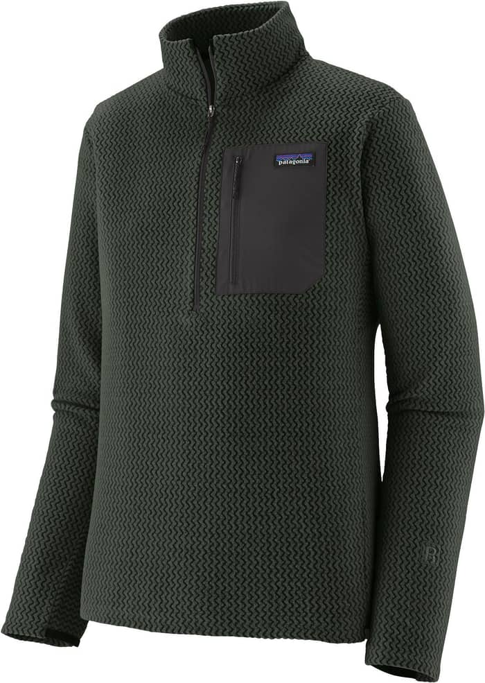 M's R1 Air Zip Neck Old Growth Green