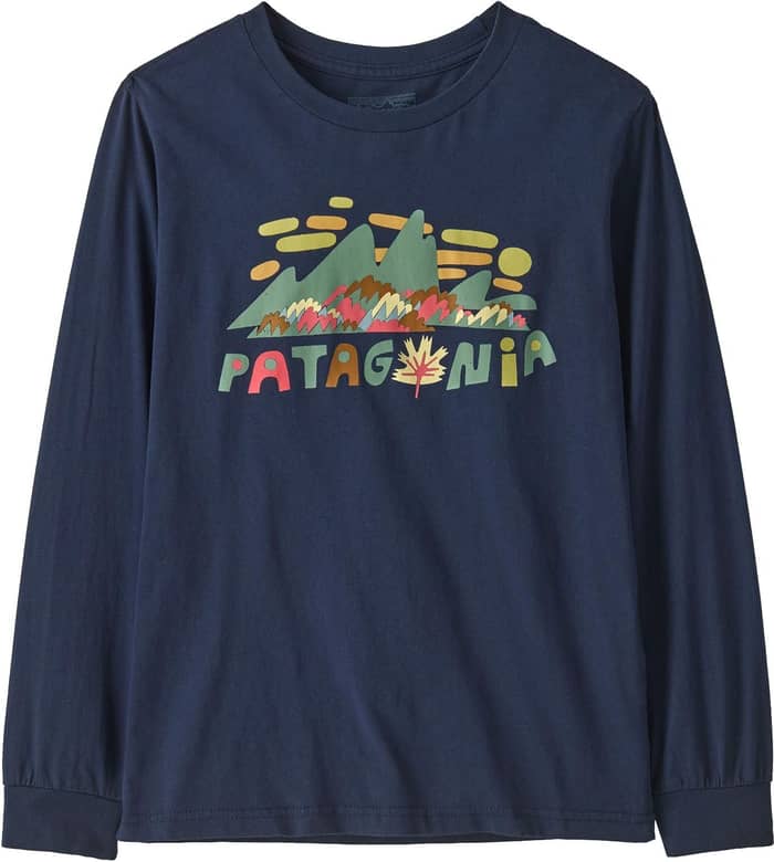K's L/S Graphic T-Shirt Fitz Roy Foliage: New Navy