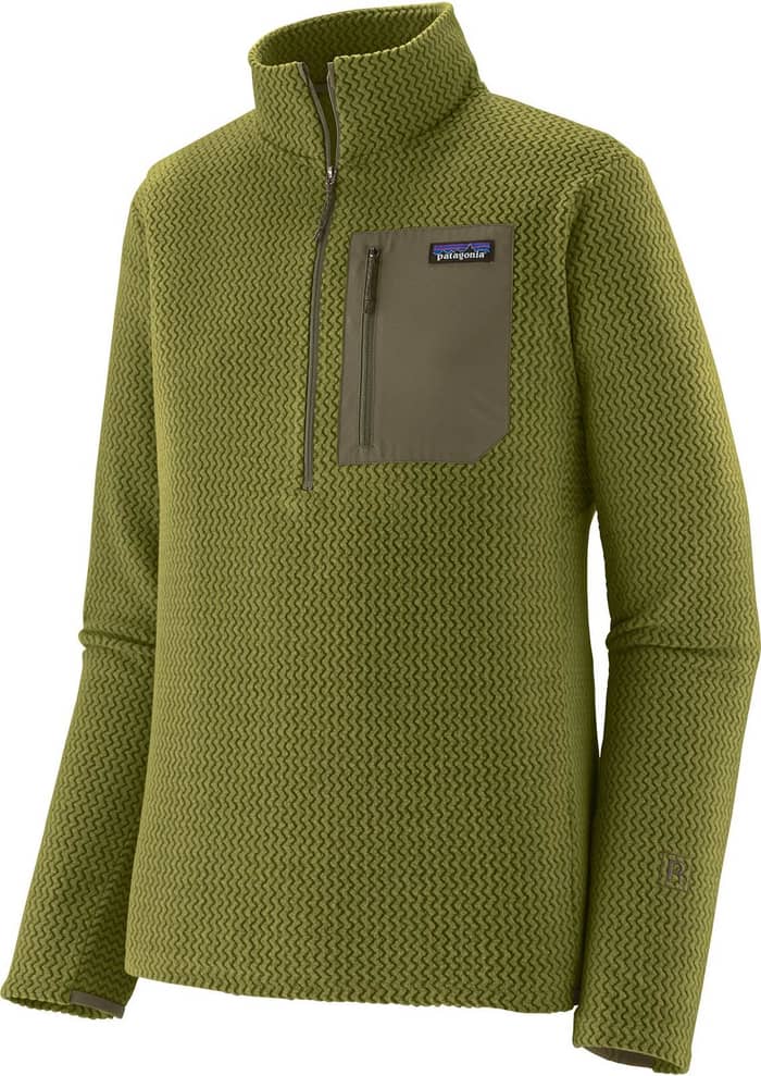 M's R1 Air Zip Neck Caper Green