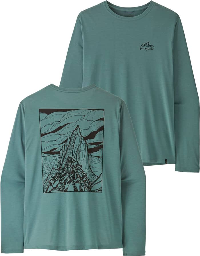 M's L/S Cap Cool Daily Shirt Cloud Crag Blue Sage Light X-Dye