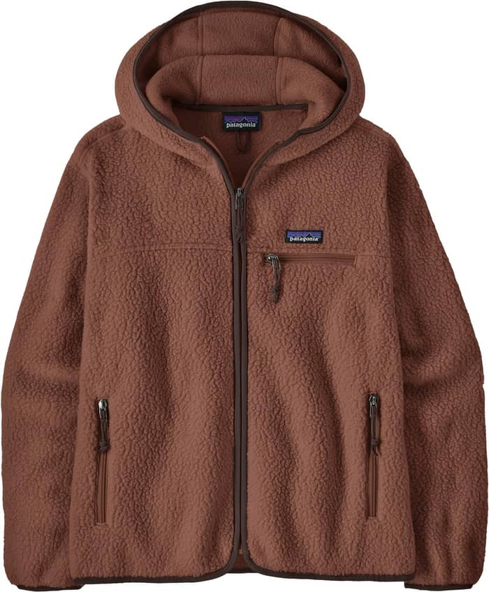 W's Retro Pile Hoody Berm Brown