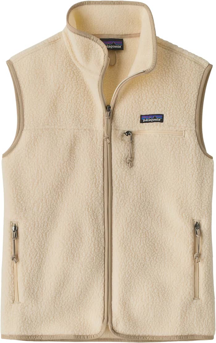 W's Retro Pile Vest Natural