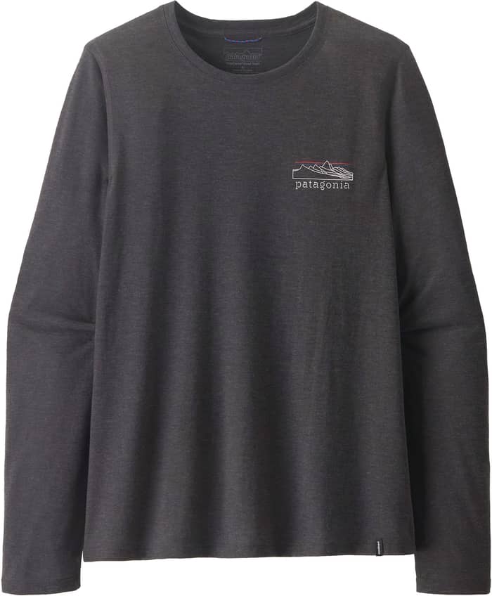 W's L/S Cap Cool Trail Shirt - Stratapeaks Ink Black