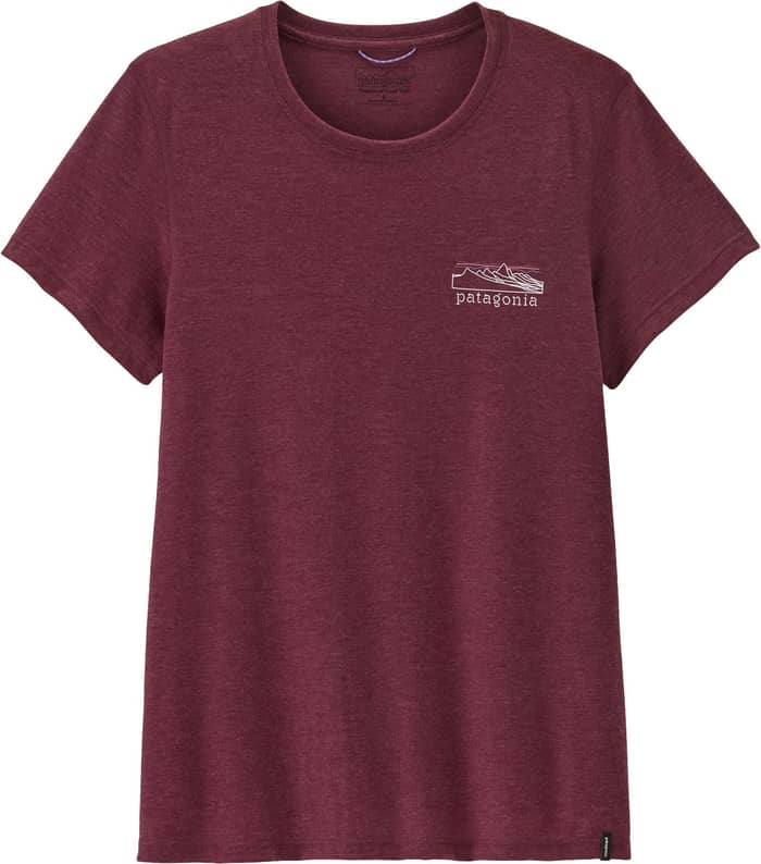 W's Cap Cool Trail Shirt - Stratapeaks Berry Fig