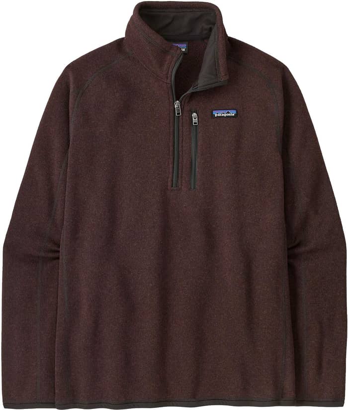 M's Better Sweater 1/4 Zip Den Brown