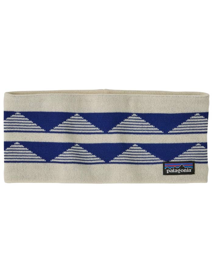 Powder Town Headband Hut Tripper Stripe Birch White