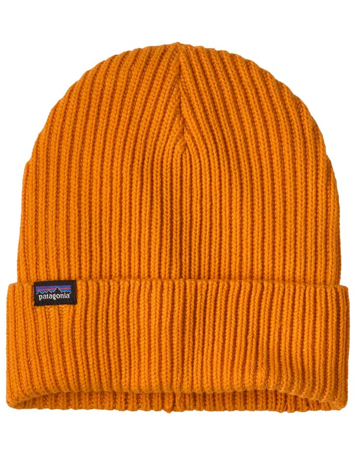 Fishermans Rolled Beanie Autumn Orange