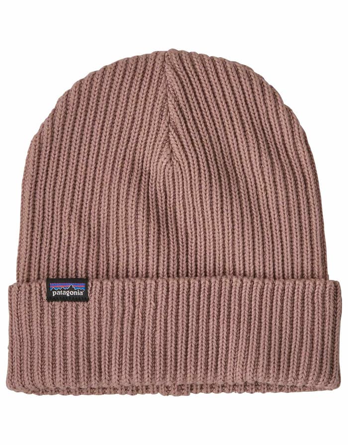 Fishermans Rolled Beanie Fuzzy Mauve