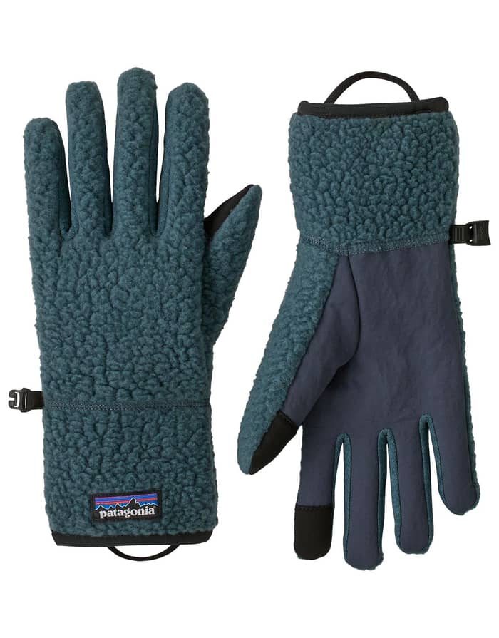 Retro Pile Gloves Summit Blue