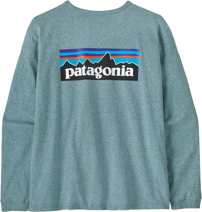 W's L/S P-6 Logo Responsibili-Tee Blue Sage
