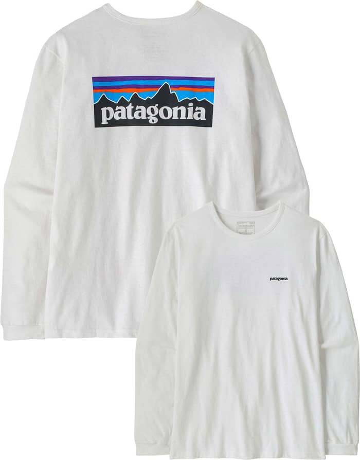 W's L/S P-6 Logo Responsibili-Tee Fiber White