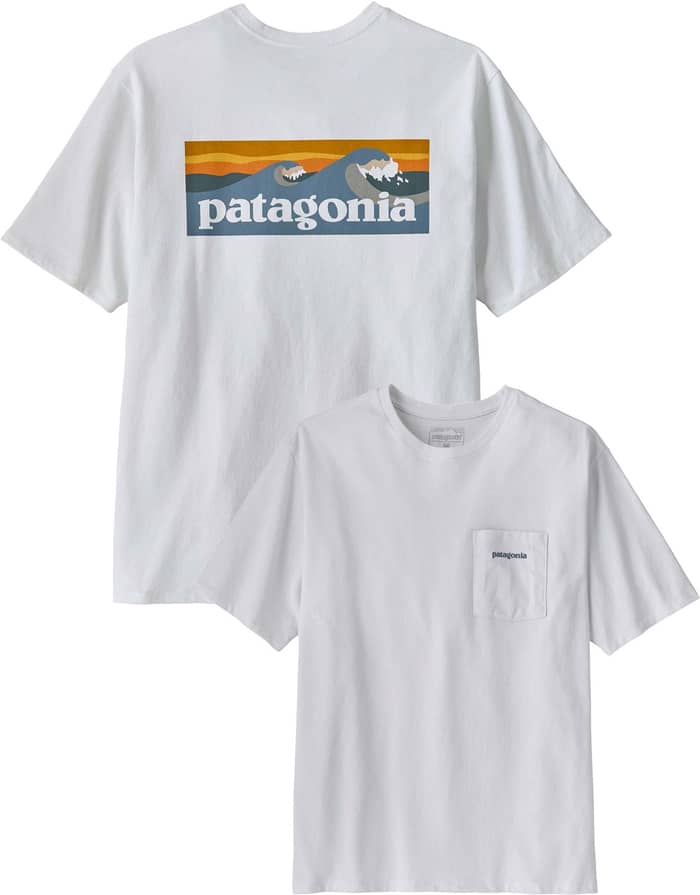 M's Boardshort Logo Pocket Responsibili-Tee Fiber White