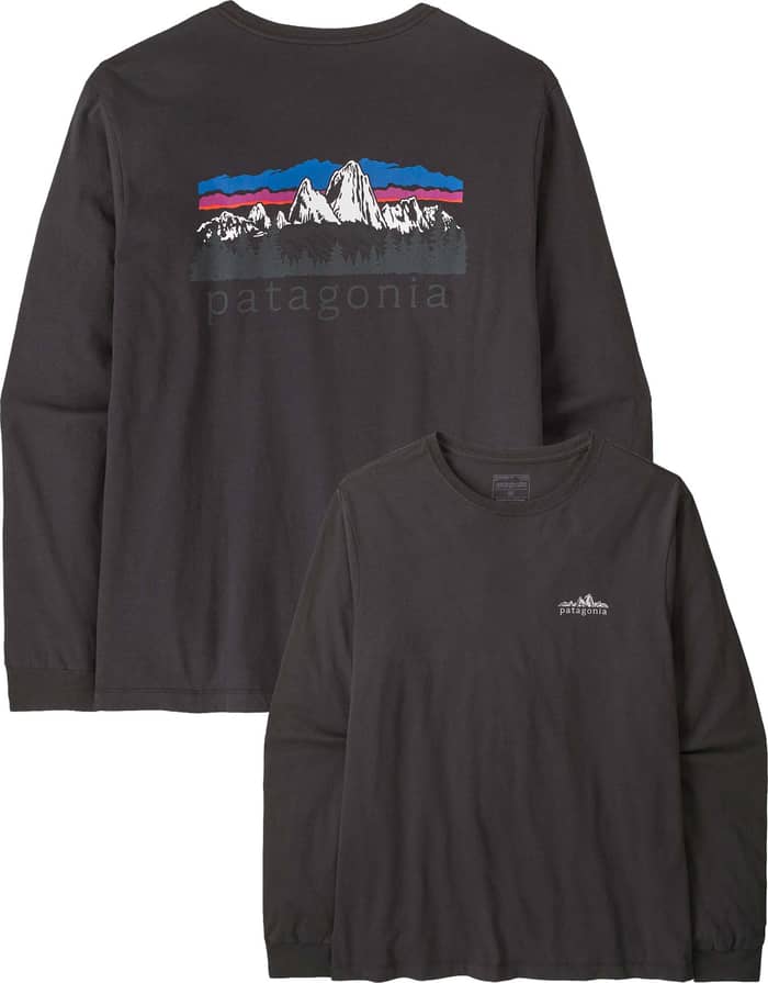 M's L/S Fitz Roy Foothills T-Shirt Ink Black