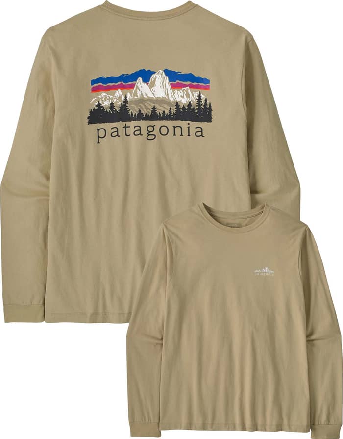 M's L/S Fitz Roy Foothills T-Shirt Weathered Stone