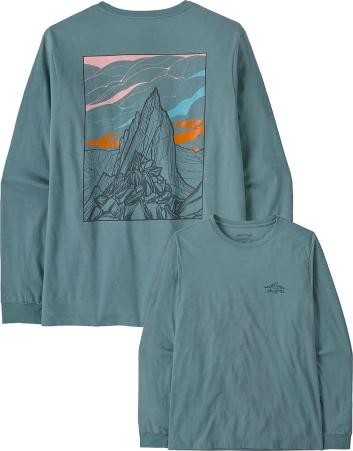 M's L/S Cloud Crag T-Shirt Blue Sage