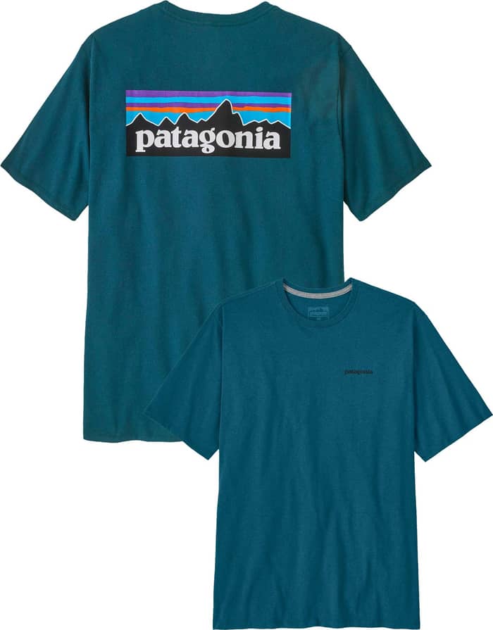 M's P-6 Logo Responsibili-Tee Glacial Blue