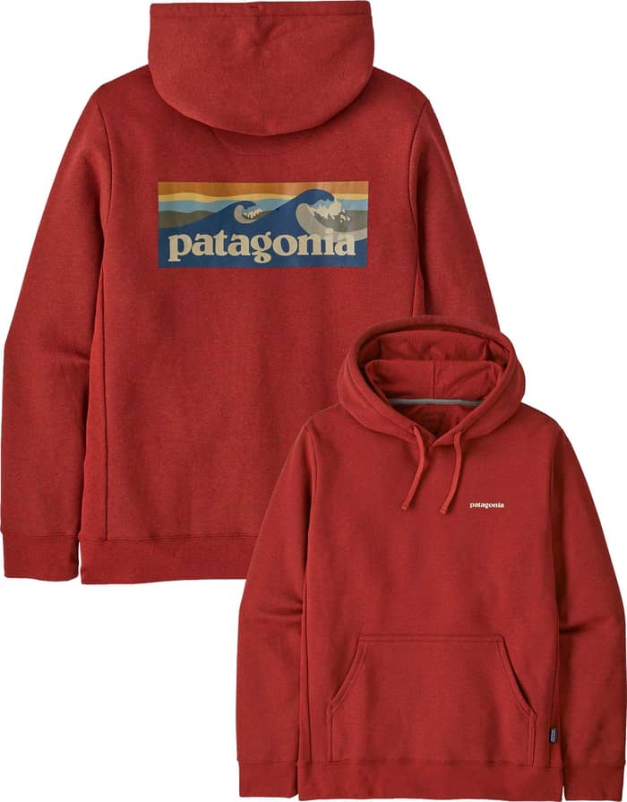 M's Boardshort Logo Uprisal Hoody Rusty Red