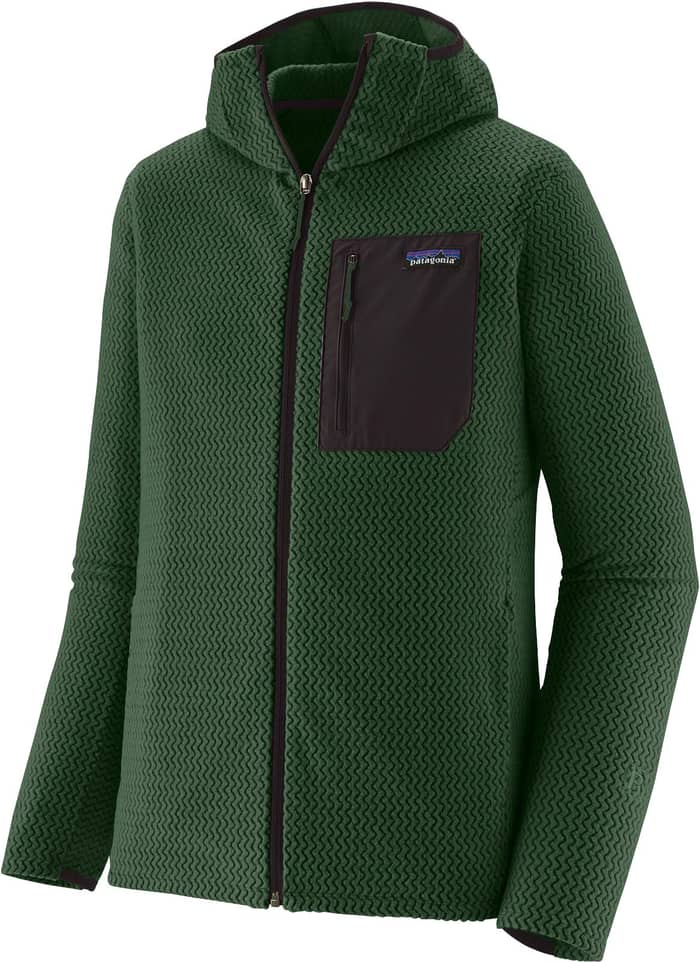 M's R1 Air Full-Zip Hoody Treeline Green