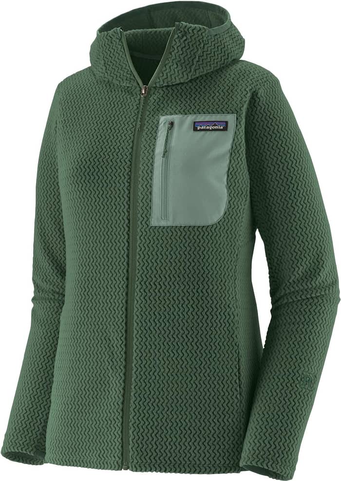 W's R1 Air Full-Zip Hoody Canopy Green