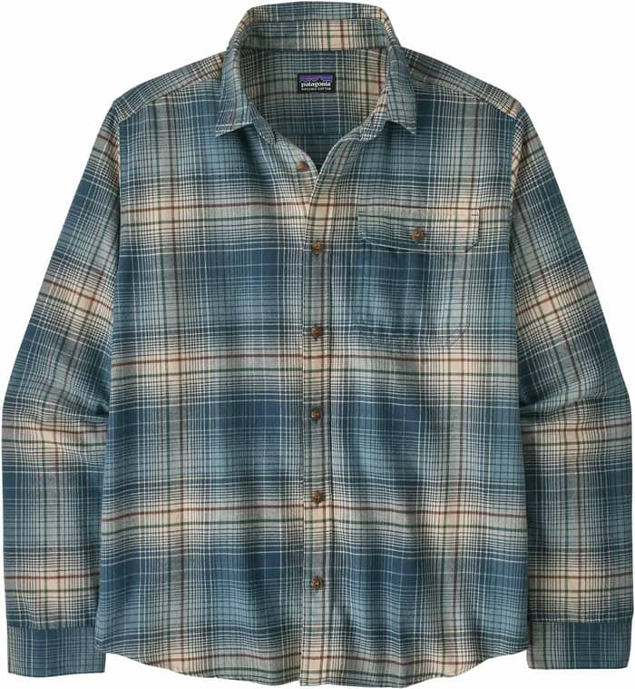 M's L/S LW Fjord Flannel Shirt Melting Ombre Summit Blue