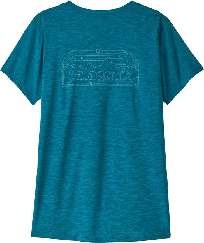 W's Cap Cool Daily Shirt - P-6 Cosmos Glacial Blue Light X-Dye